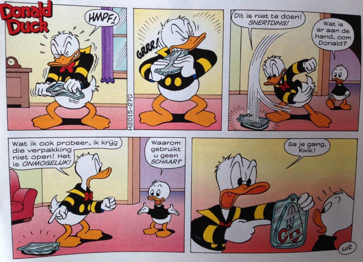 Donald Duck, gebruiksgemak blister2